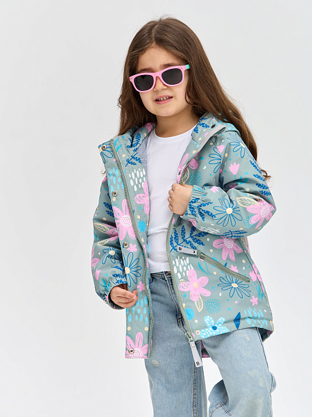 Куртка BRITT  модель 64412, цвет Зелено-розовый