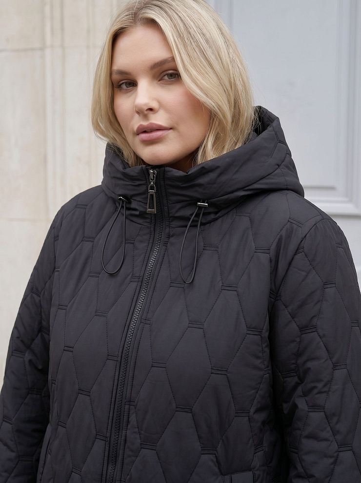 Куртка женская демисезонная LAWINTER, черная, модель 86246