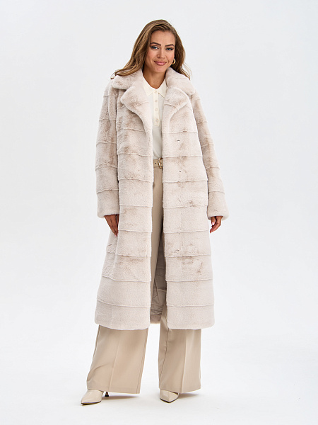 Шуба LAWINTER  модель 53591, цвет Молочный