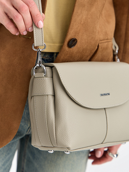 Сумка PARISOT  модель 14144, цвет Серо-бежевый