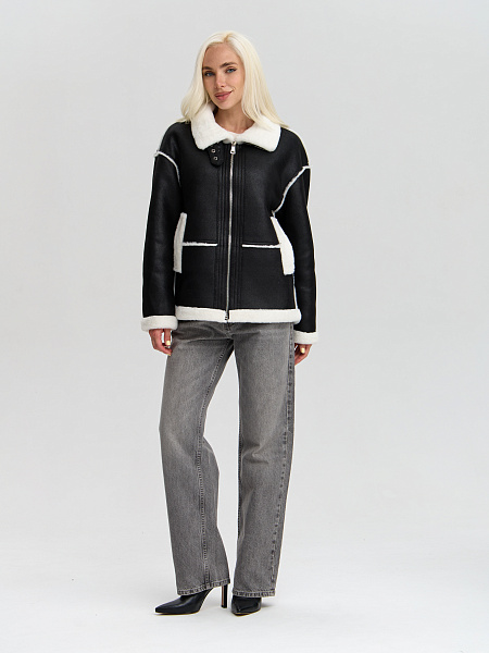 Шуба LAWINTER  модель 53576, цвет Черный