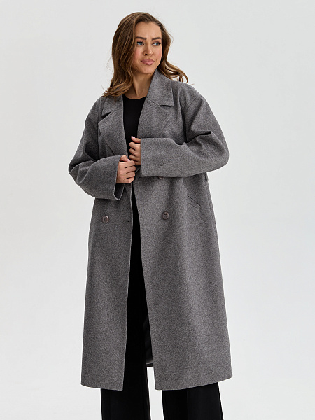 Пальто LAWINTER  модель 84423, цвет Темно-серый