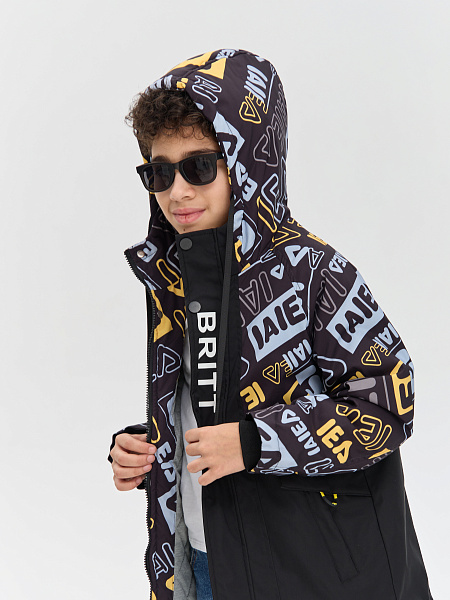Куртка BRITT  модель 63245, цвет Черно-желтый