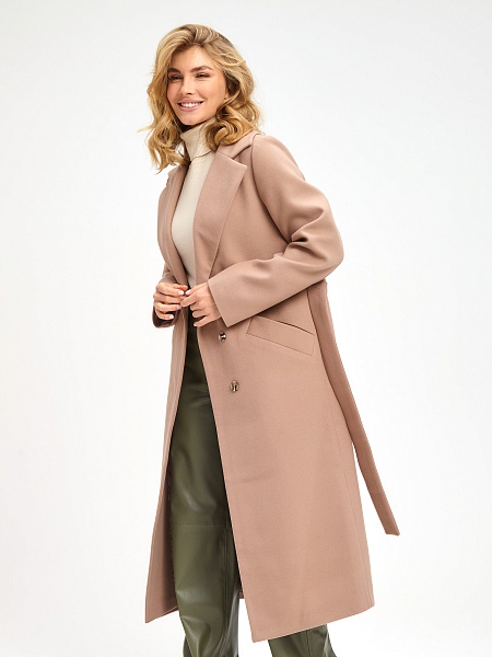 Пальто NAPOLITA  модель 81525, цвет Бежевый