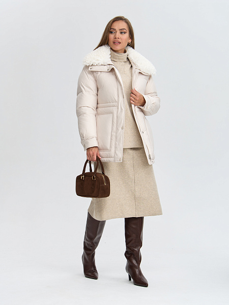 Куртка LAWINTER  модель 85909, цвет Молочный