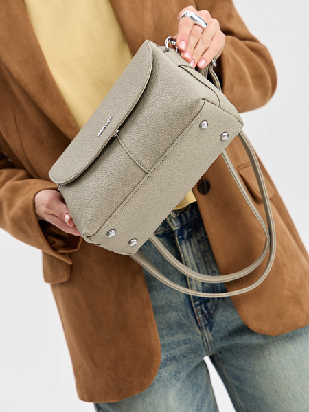 Сумка PARISOT  модель 14144, цвет Серо-бежевый