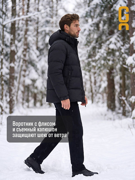 Куртка мужская зимняя GRIZMAN, темно-синяя, модель 72684