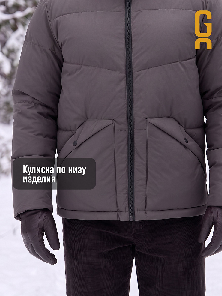 Куртка мужская зимняя GRIZMAN, графит, модель 76293