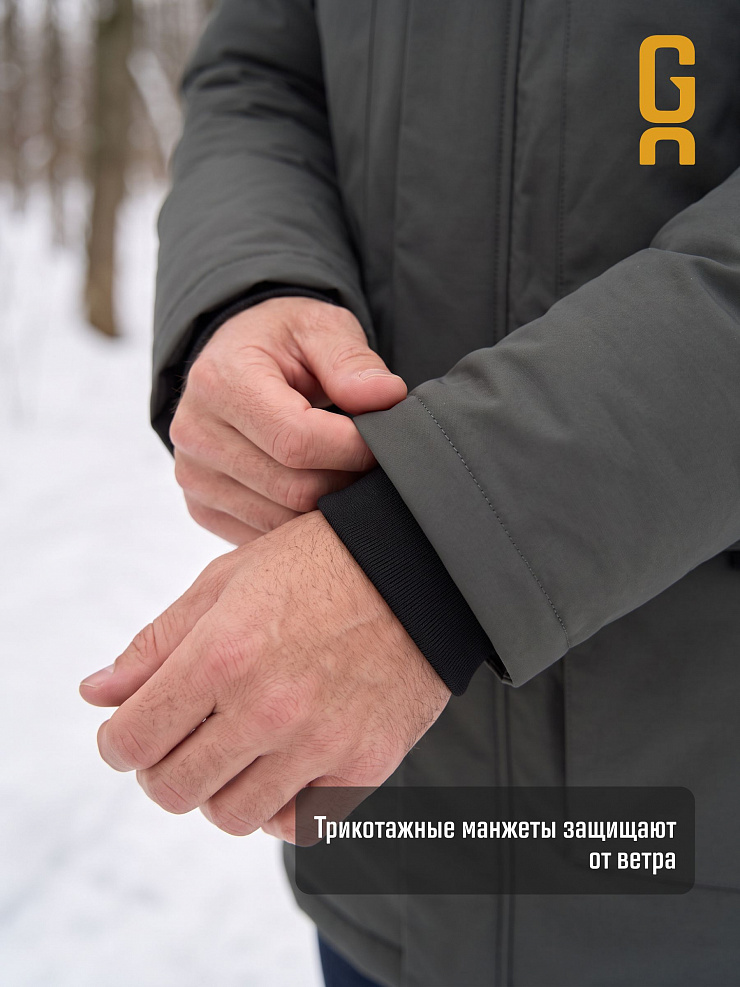 Куртка мужская зимняя GRIZMAN, олива, модель 73837