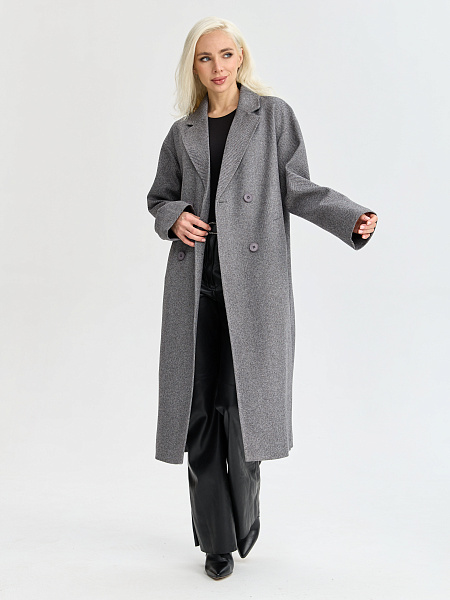 Пальто LAWINTER  модель 83891, цвет Темно-серый