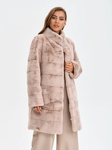 Шуба LAWINTER  модель 53961, цвет Пудра