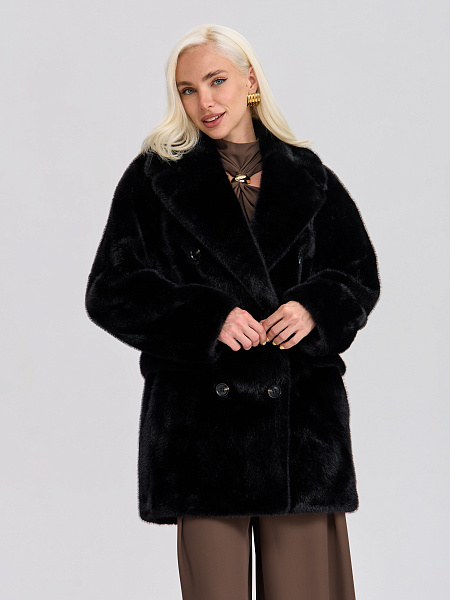 Шуба LAWINTER  модель 54243, цвет Черный