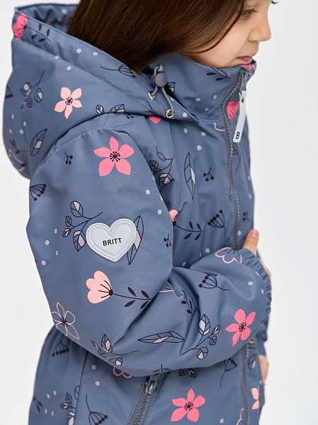 Куртка BRITT  модель 64738, цвет Темно-серый