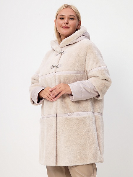 Пальто NAPOLITA  модель 83951, цвет Кремовый