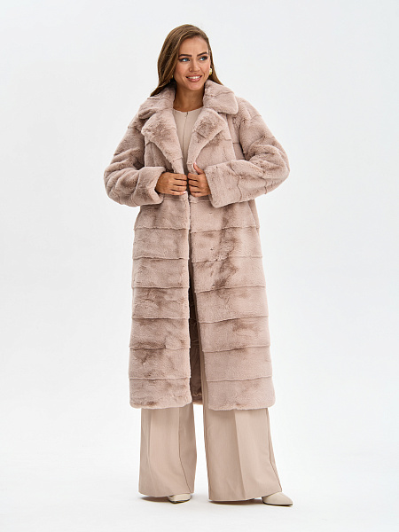 Шуба LAWINTER  модель 53591, цвет Пудра