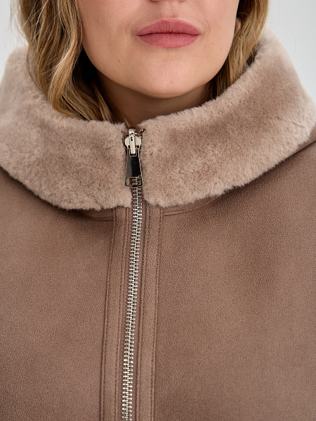 Дубленка LAWINTER  модель 35475, цвет Мокко