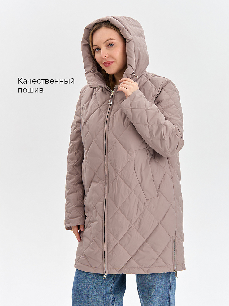 Куртка женская демисезонная LAWINTER, светлый капучино, модель 82145