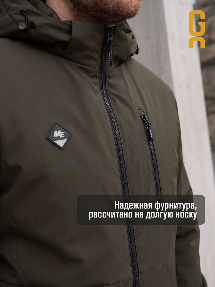 Куртка мужская демисезонная GRIZMAN, темный хаки, модель 70479